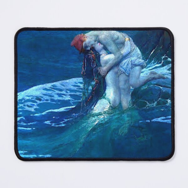 Item preview, The Mermaid by Howard Pyle  designed and sold by ArtHistoryLover.
