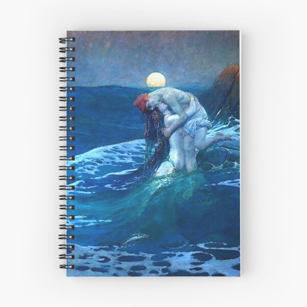 Item preview, The Mermaid by Howard Pyle  designed and sold by ArtHistoryLover.