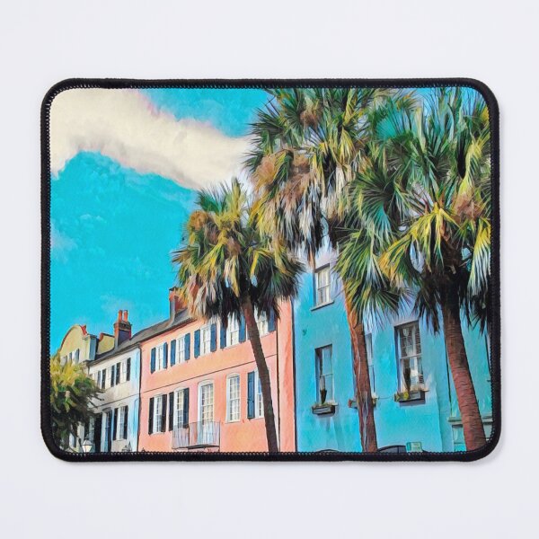 Item preview, Rainbow Row, Charleston designed and sold by Sofia-Draws.