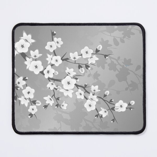 Item preview,  Floral Cherry Blossom Elegant Gray  designed and sold by Nina Baydur.