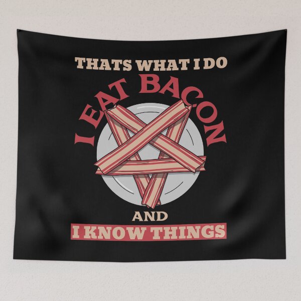 Item preview, I Eat Bacon Funny Bacon Lover Graphic Design designed and sold by gthylla.
