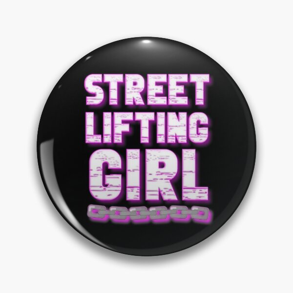 Item preview, Streetlifting Girl, Grunge. White and Pink. Chain designed and sold by ACC .