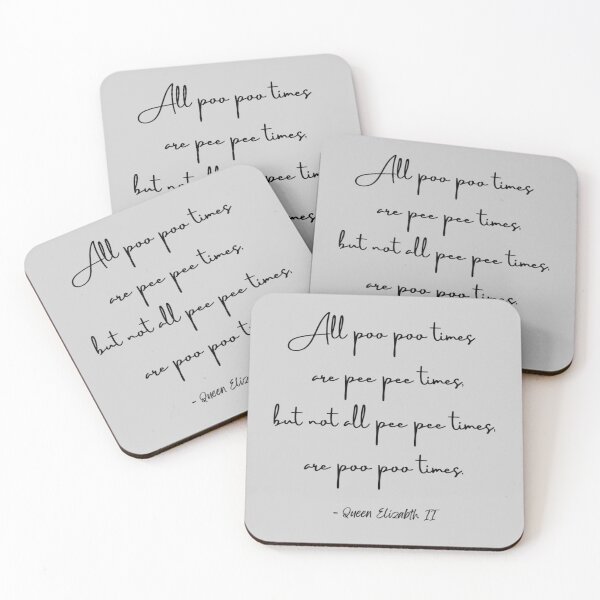 Item preview, Classy Pee Pee Poo Poo Quote designed and sold by SillyFun.
