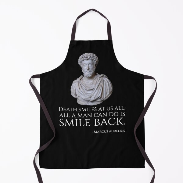 Item preview, Death smiles at us all, all a man can do is smile back. - Marcus Aurelius designed and sold by Styrman.