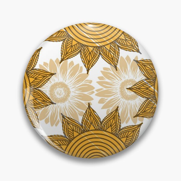 Item preview, Yellow Mandala and Sunflower designed and sold by MacheSmith.