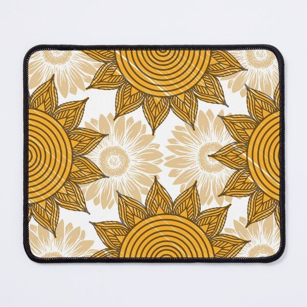 Item preview, Yellow Mandala and Sunflower designed and sold by MacheSmith.