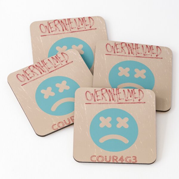 Item preview, Overwhelmed Rain Merch designed and sold by COUR4G3.