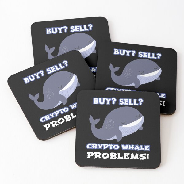 Item preview, Buy? Sell? Crypto Whale Problems Graphic Design designed and sold by gthylla.