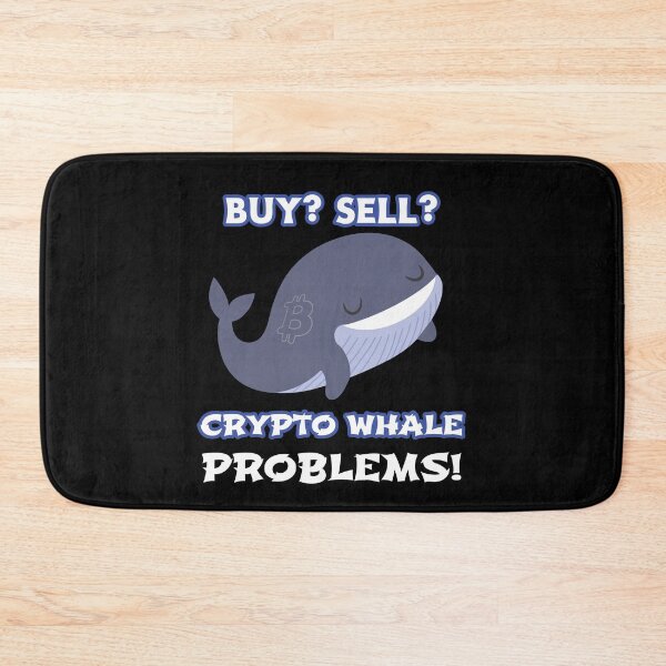 Item preview, Buy? Sell? Crypto Whale Problems Graphic Design designed and sold by gthylla.