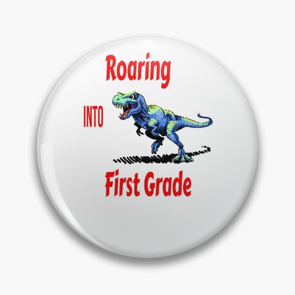 Item preview, Roaring into First Grade Dinosaur designed and sold by Queen1120.