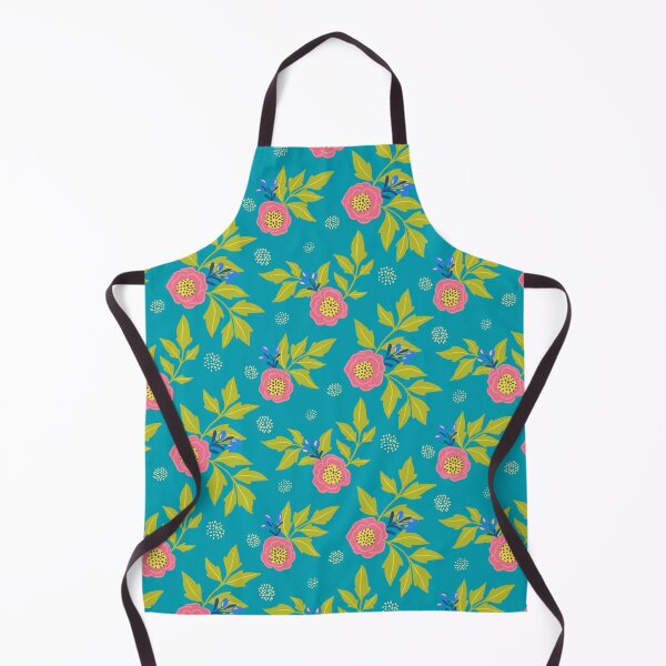 Item preview, Bubblegum Camellias on Teal designed and sold by Jacqueline Hurd.