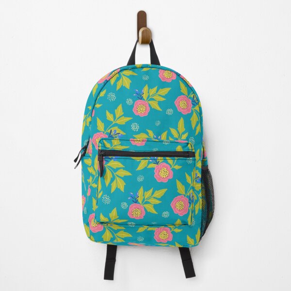 Item preview, Bubblegum Camellias on Teal designed and sold by Jacqueline Hurd.