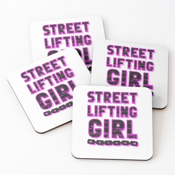 Item preview, Streetlifting Girl, Grunge. Black and Pink. Chain designed and sold by ACC .