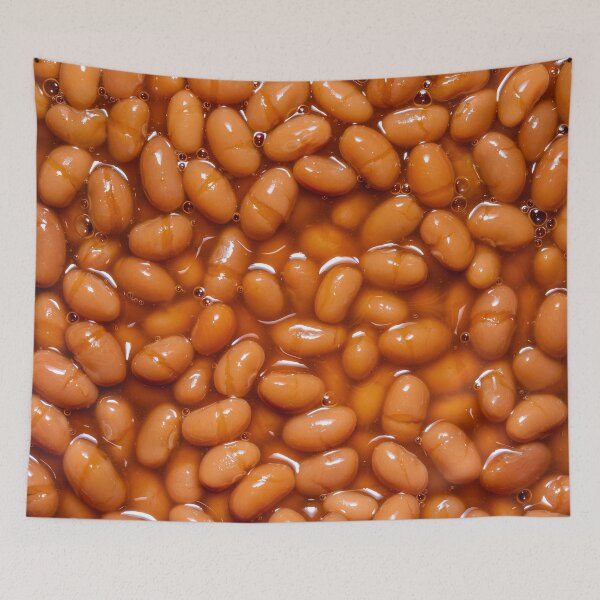 Item preview, Maple Baked Beans in Maple Syrup Sauce Food Pattern Design Art  designed and sold by patternsoup.