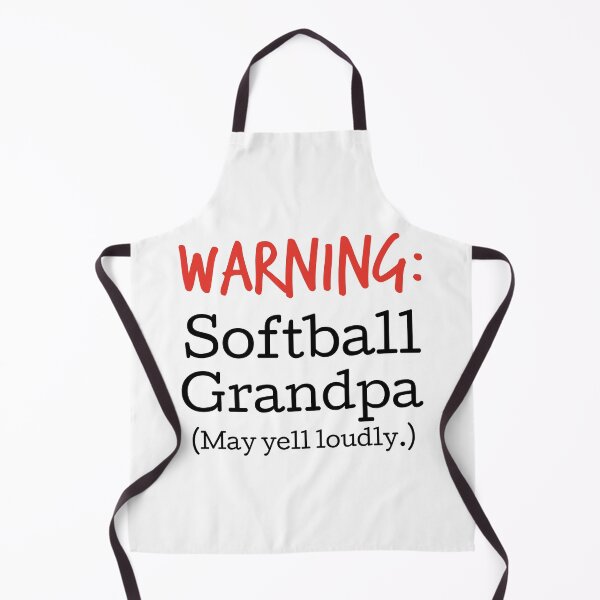 Item preview, Warning! Softball Grandpa (May yell loudly.) designed and sold by hardscuffle.