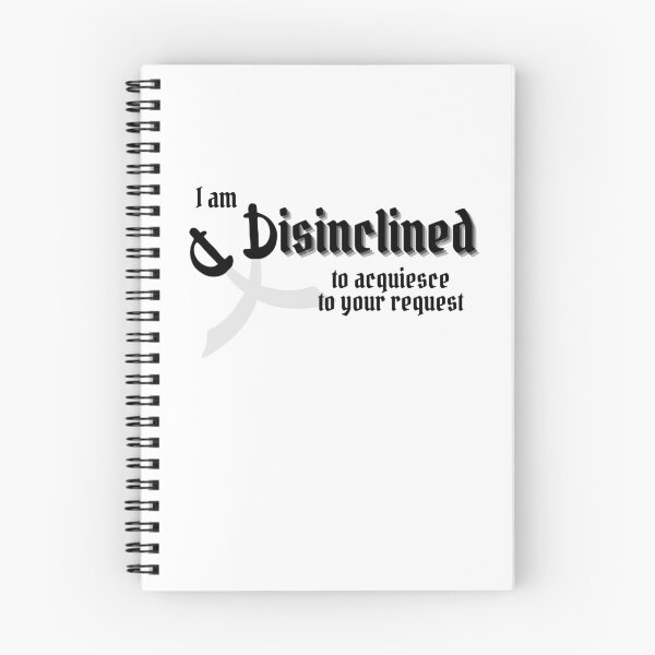 Item preview, I Am Disinclined designed and sold by MelterSkelter.