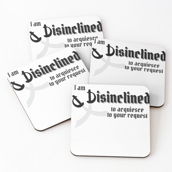 Item preview, I Am Disinclined designed and sold by MelterSkelter.