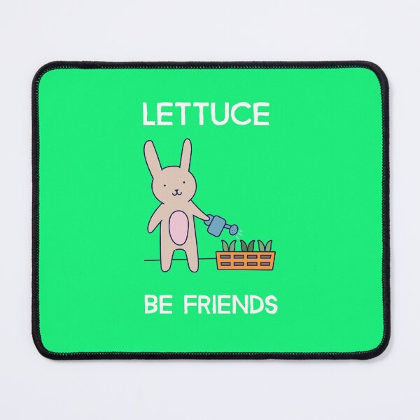 Item preview, LETTUCE BE FRIENDS VEGAN GIFT IDEA T-SHIRT designed and sold by BestCoolStuff.