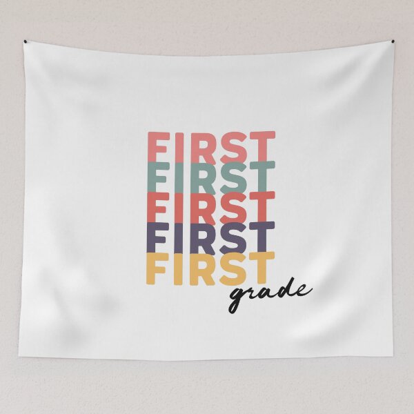 Item preview, First Grade Teacher Cute 1st Grader new student Rainbow designed and sold by SocialLook.