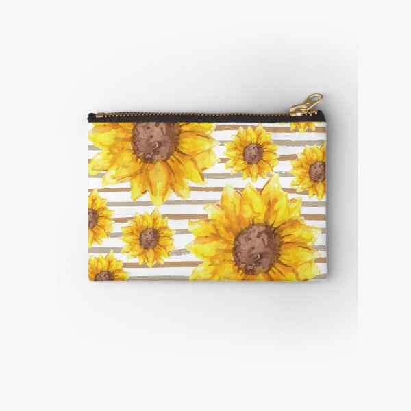 Item preview, Sunflowers and Stripes designed and sold by MacheSmith.