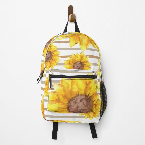 Item preview, Sunflowers and Stripes designed and sold by MacheSmith.