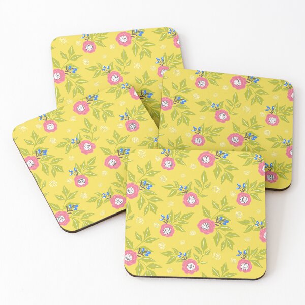 Item preview, Sunny Bubblegum Camellias designed and sold by Jacqueline Hurd.