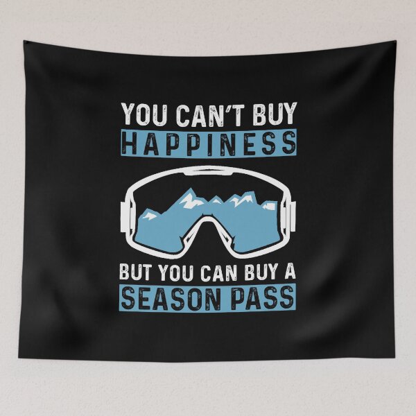 Item preview, Skiing Winter Sports Snow Ski Goggles Skier Season Lift Pass design designed and sold by CreatedByHeidi.