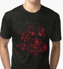 Naughty Dog - 30th Paw Tri-blend T-Shirt