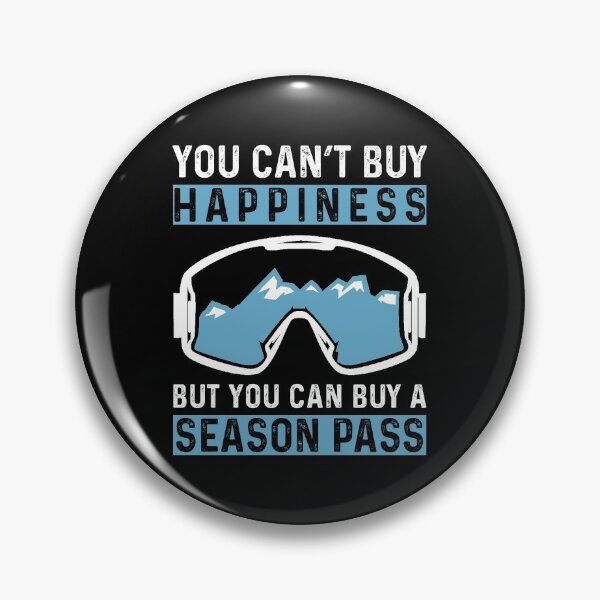 Item preview, Skiing Winter Sports Snow Ski Goggles Skier Season Lift Pass design designed and sold by CreatedByHeidi.