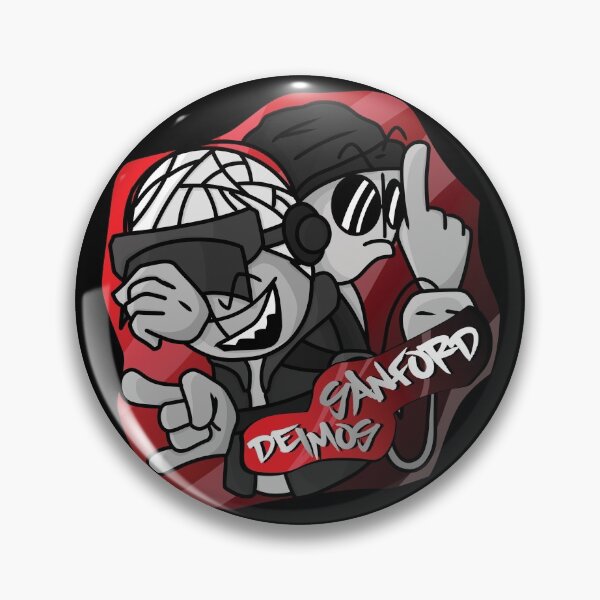 Item preview, fnf madness combat Deimos and sanford graffiti designed and sold by Ruvolchik.