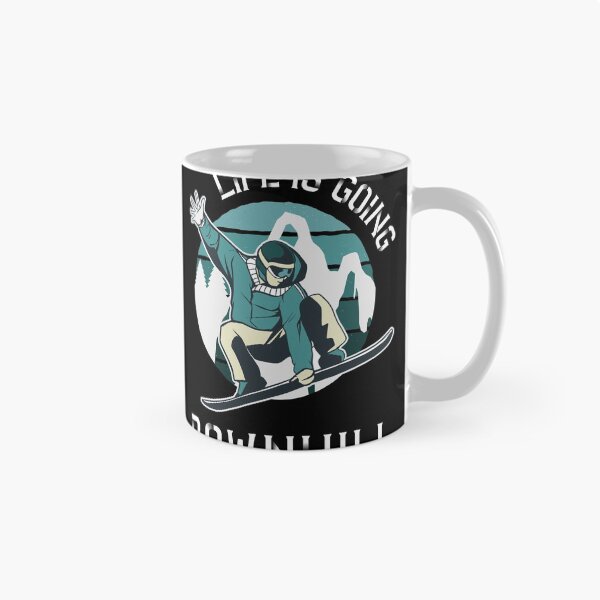Item preview, Snowboarding Winter Sports / Snowboarder Downhill Slopes design designed and sold by CreatedByHeidi.