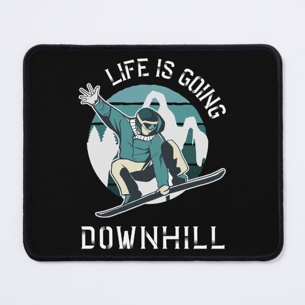 Item preview, Snowboarding Winter Sports / Snowboarder Downhill Slopes design designed and sold by CreatedByHeidi.