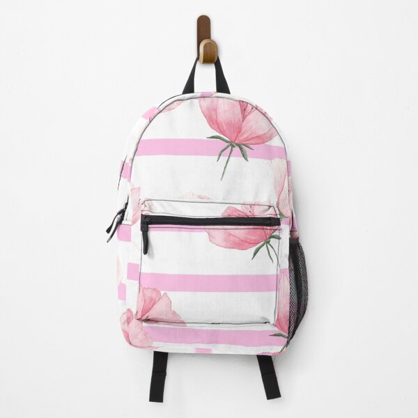 Item preview, Pink Flowers With Stripes designed and sold by MacheSmith.