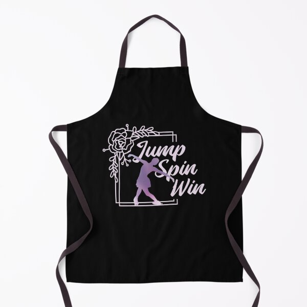 Item preview, Ice Skating Jump Spin Win Quote / Figure Skater Ice Skates design designed and sold by CreatedByHeidi.