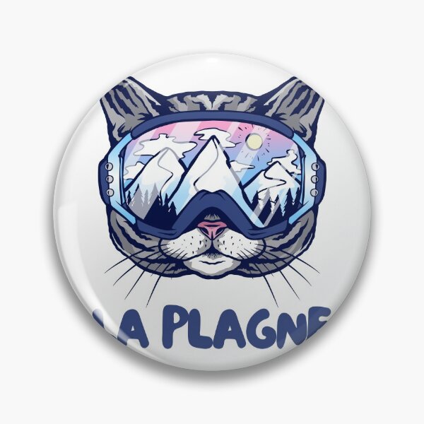 Item preview, La Plagne French Alps Cat Skier Snowboarder Mountain Lover France designed and sold by Hoiho Adventure Shirts.