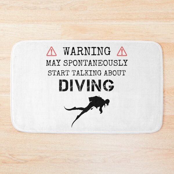 Item preview, Warning- May spontaneously start talking about Diving (Black) designed and sold by JStuartArt.