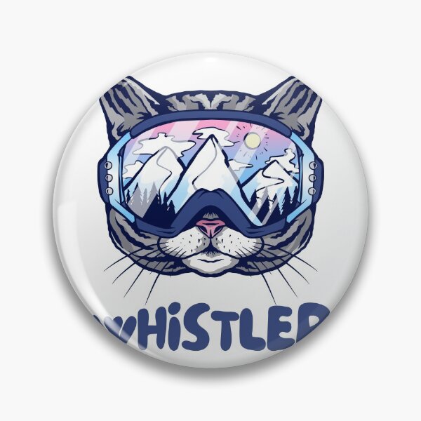 Item preview, Whistler Blackcomb Canada Cat Skier Snowboarder Mountain Lover designed and sold by Hoiho Adventure Shirts.