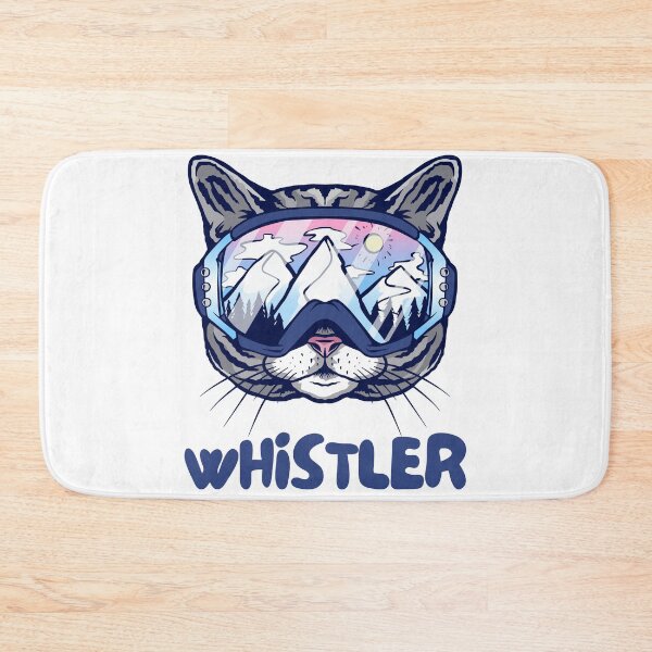 Item preview, Whistler Blackcomb Canada Cat Skier Snowboarder Mountain Lover designed and sold by Hoiho Adventure Shirts.