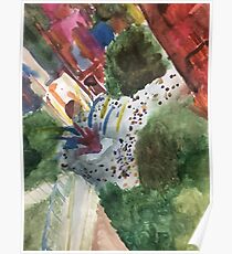 Washington Square Watercolor New York City Poster