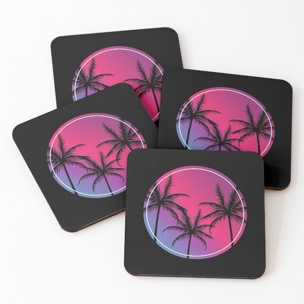 Item preview, Retro palms designed and sold by Seoul26.