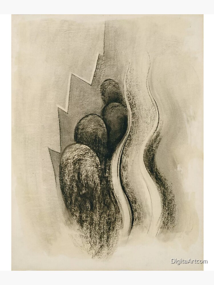 O'Keeffe, Drawing XIII, 1915, Charcoal on paper