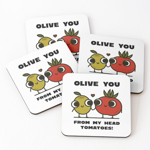 Item preview, Olive you from my head tomatoes designed and sold by yassineddy.