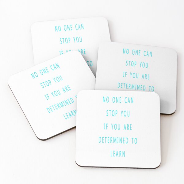 Item preview, NO ONE CAN STOP YOU IF YOU ARE DETERMINED TO LEARN designed and sold by CUTESTUFFnow.