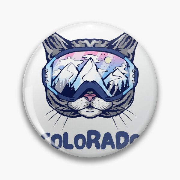 Item preview, Colorado Cat Skier Snowboarder Mountain Lover Rockies designed and sold by Hoiho Adventure Shirts.