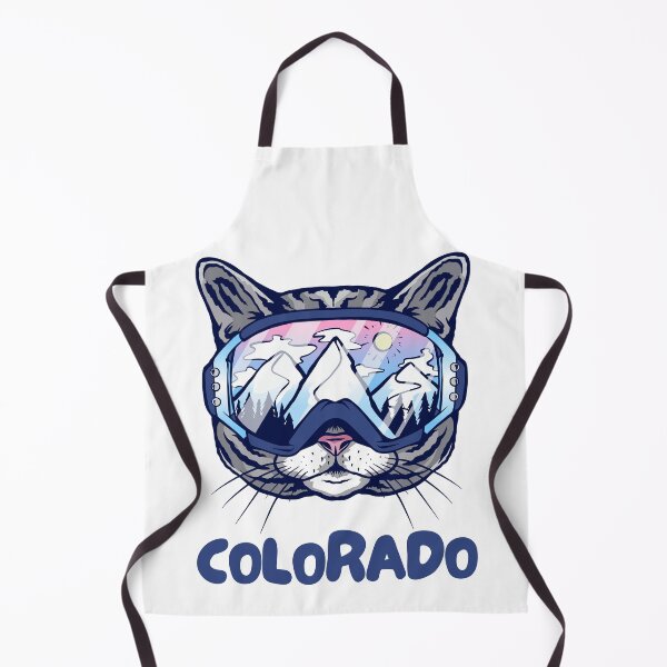 Item preview, Colorado Cat Skier Snowboarder Mountain Lover Rockies designed and sold by Hoiho Adventure Shirts.