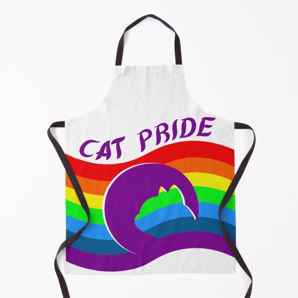 Item preview, Meow Pride - Cat Pride Rainbow Flag designed and sold by Rainbows Rock.
