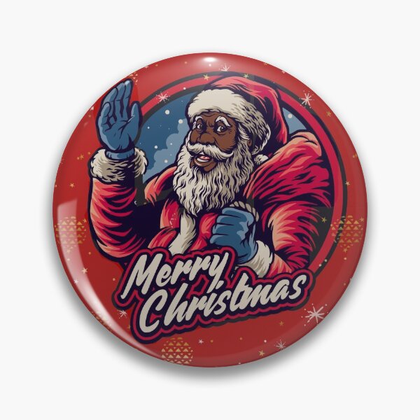 Item preview, Black Santa Merry Christmas designed and sold by heavyweights.