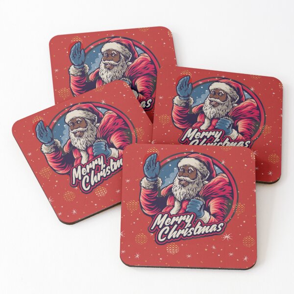 Item preview, Black Santa Merry Christmas designed and sold by heavyweights.