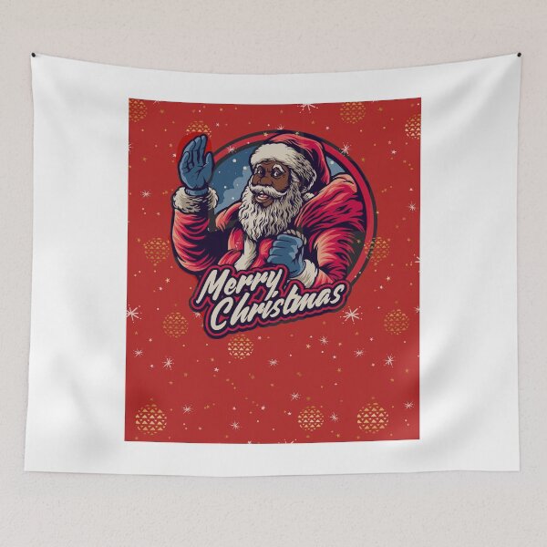 Item preview, Black Santa Merry Christmas designed and sold by heavyweights.