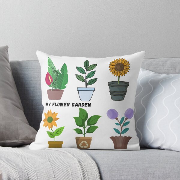 Item preview, Scrummy Vintage Botanical Potted Flowers designed and sold by Hinny8.